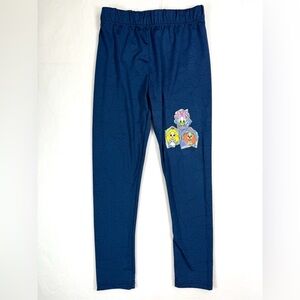DISNEY Girls’ 100th Anniversary Blue Characters Diamond Appliqué Leggings 8